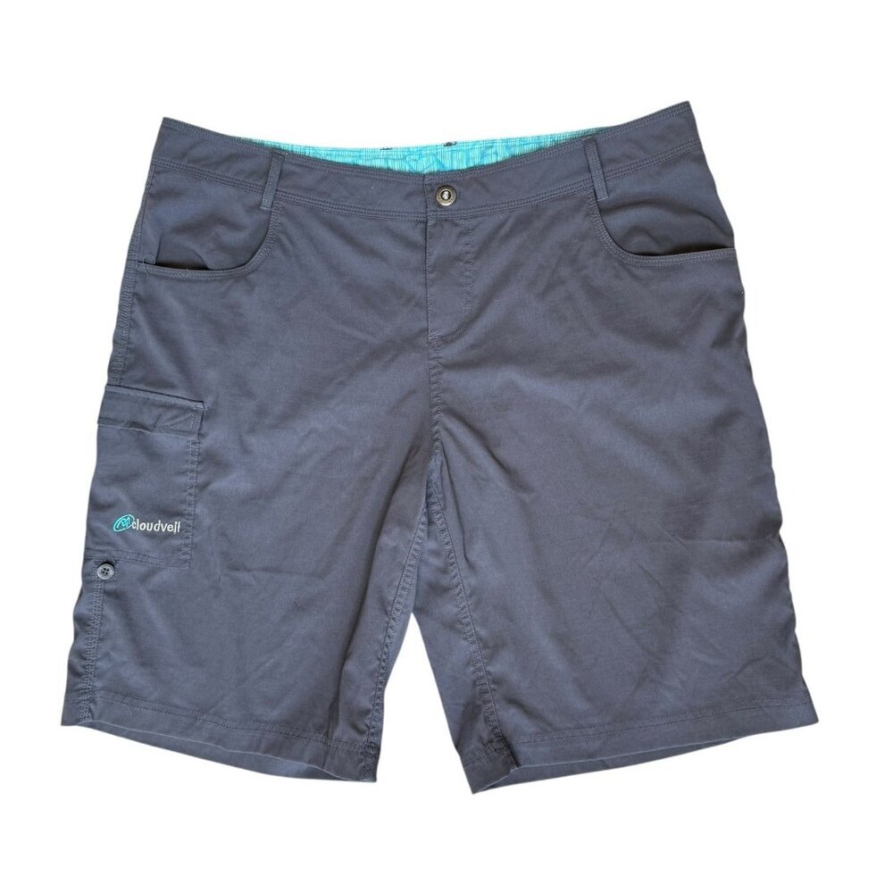 Cloudveil Hiking Shorts Womens XXL Lightweight Outdoors Roll Up  Stretch Gray